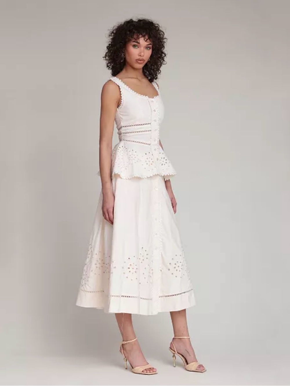 Avec Les Filles Eyelet Set NWT
